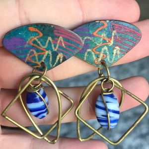 Super unique dangly earrings